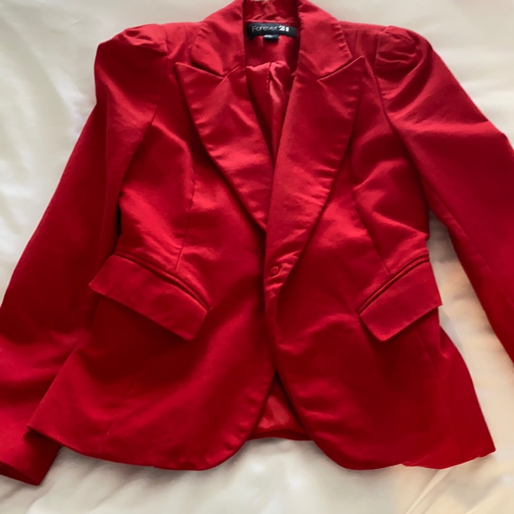 Red blazer